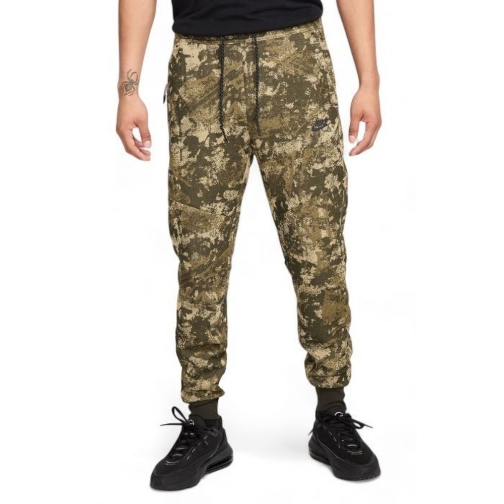 Nike Jogger Pants Green Camo Slim Fit Men's Small‎ Zip Pockets HV5053-276 NEW